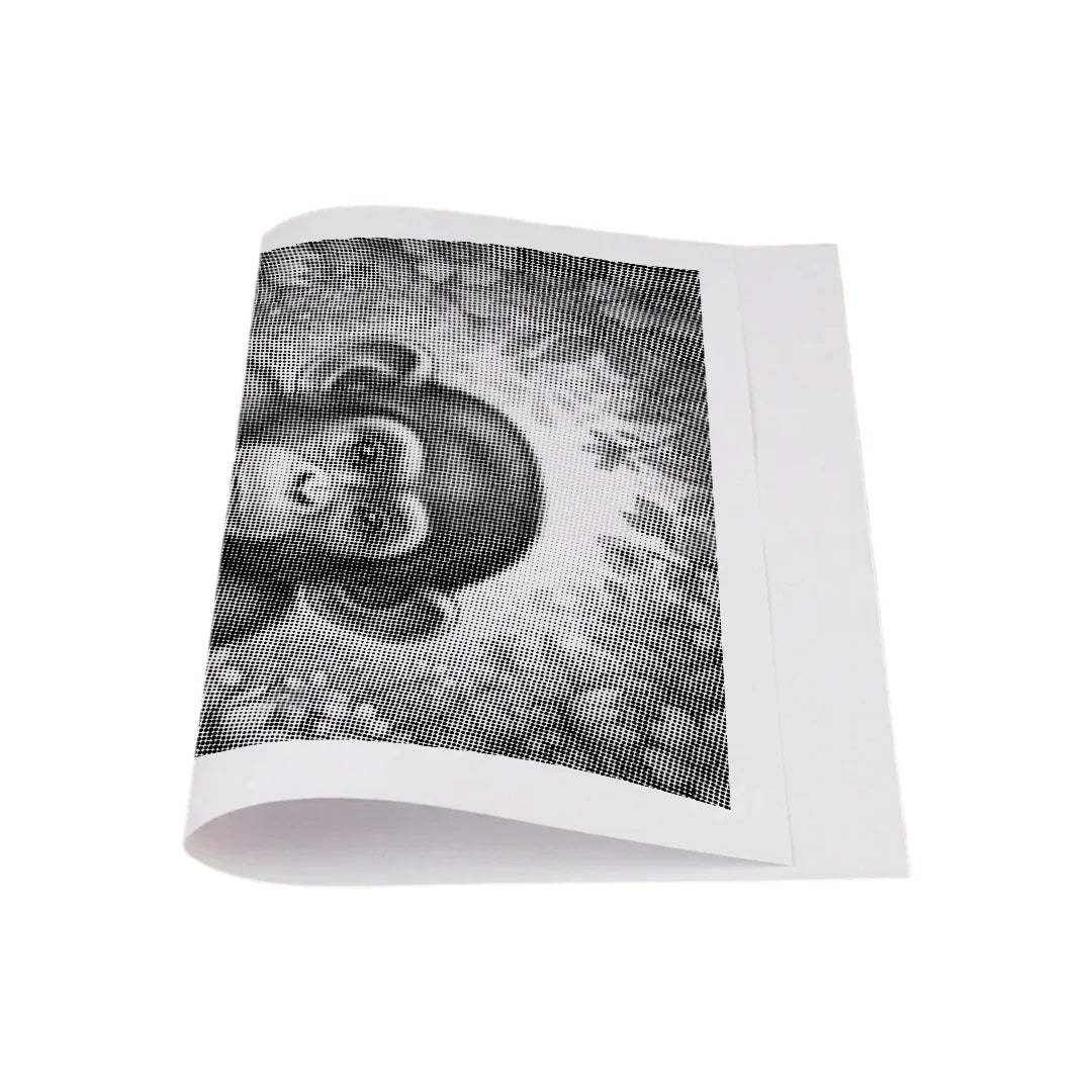 Abe med blomster Dot maleri