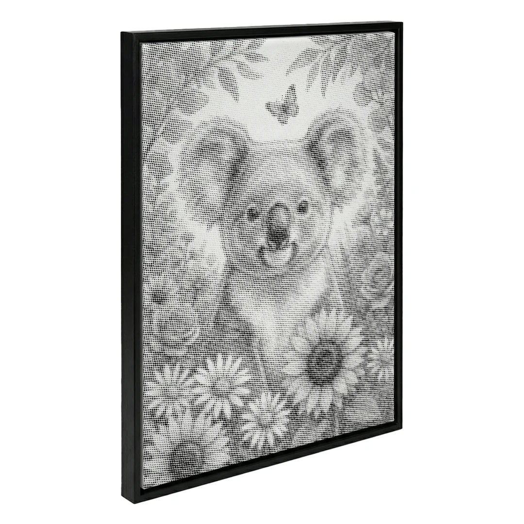 Koala med blomster Dot maleri