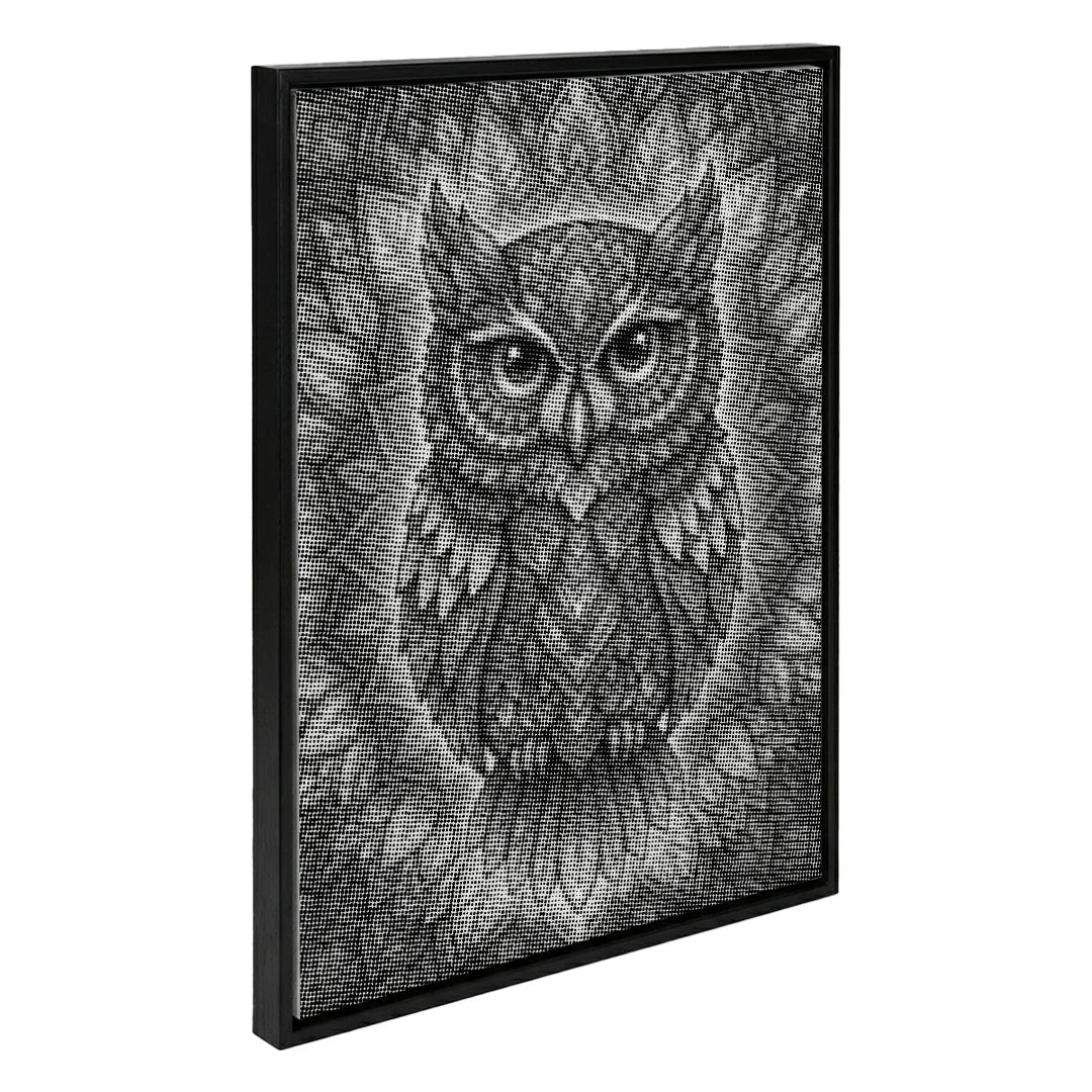 Owl Mandala 2 Dot Maleri