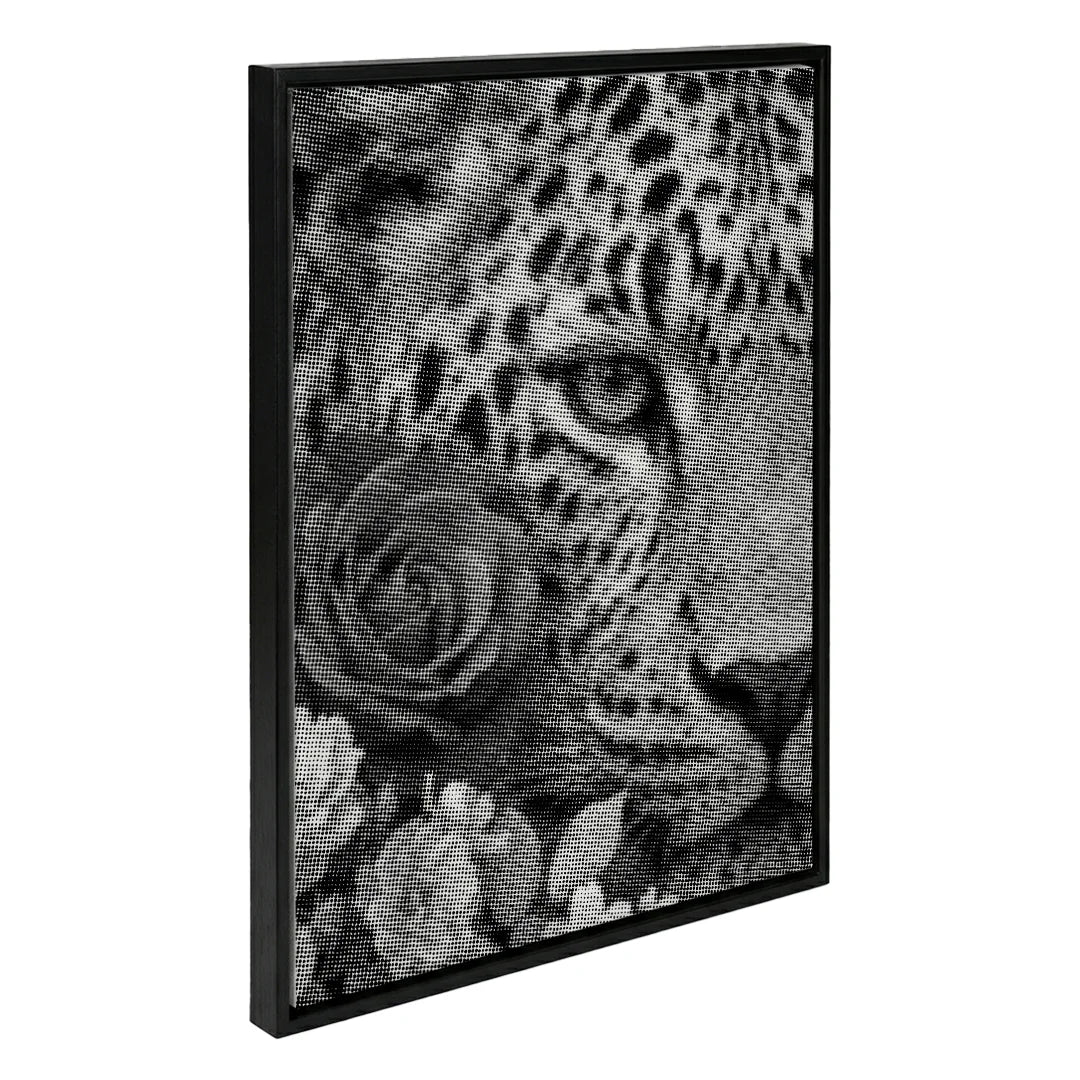 Botanisk Panther Dot Painting
