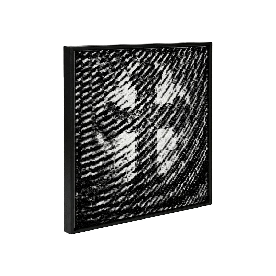 Farvet glas Cross Dot Maleri