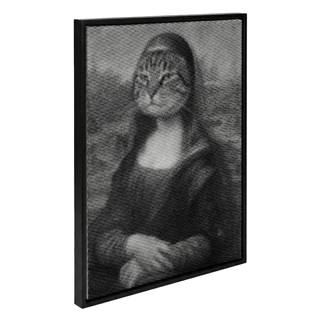Mona Lisa Cat Dot Maleri