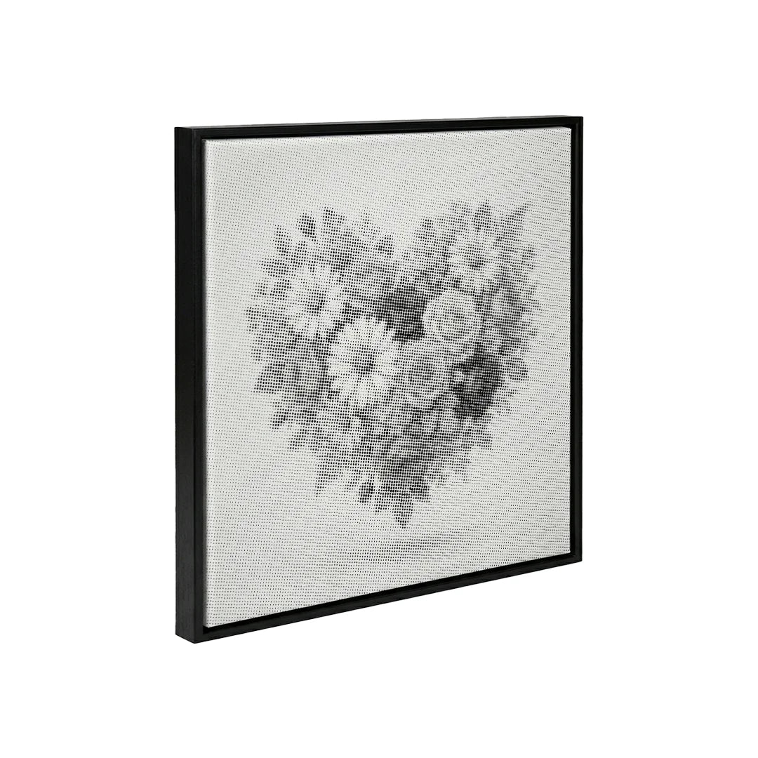 Blomster Hjerte Dot Maleri