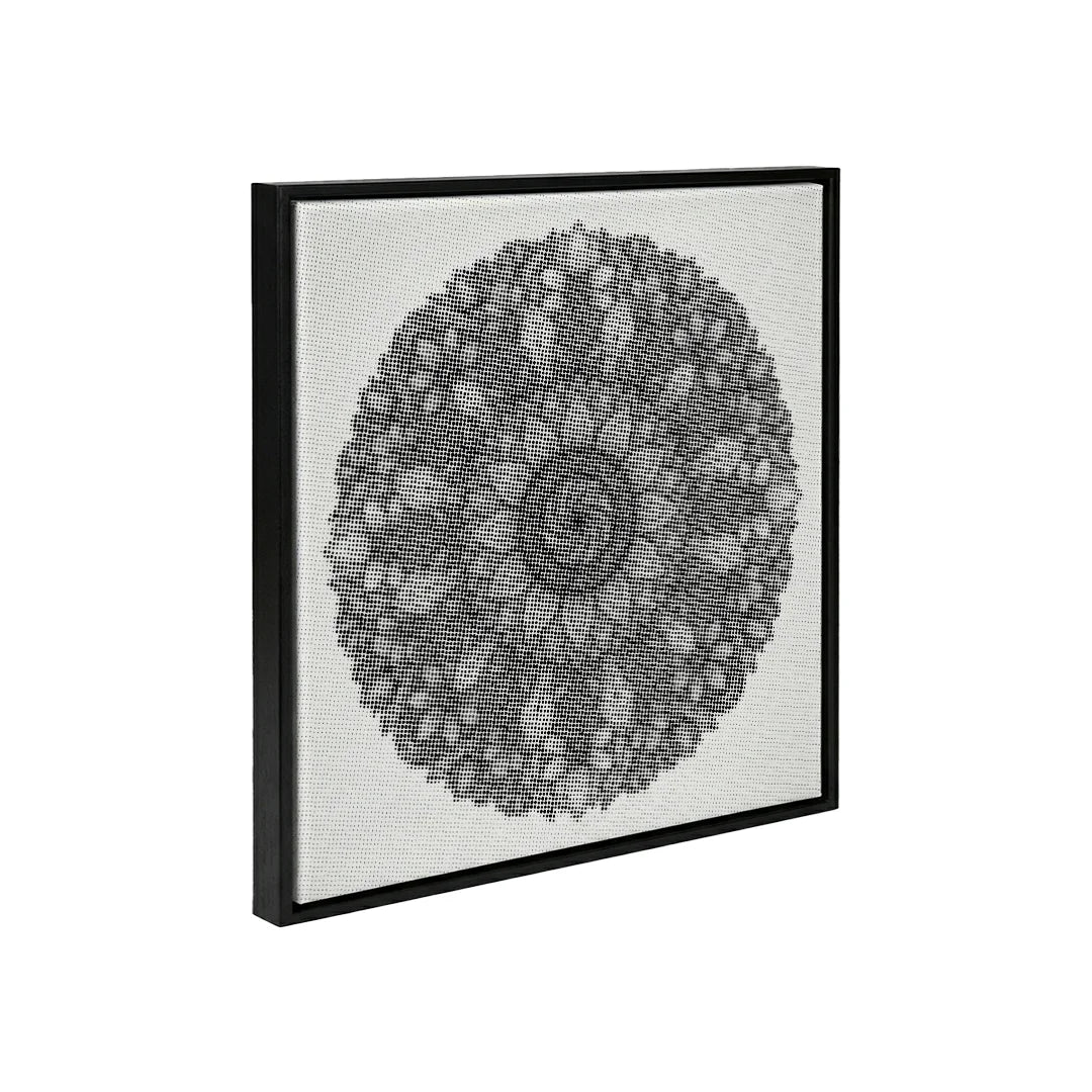 Mandala med blomster prik maleri