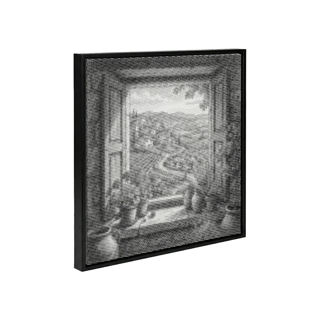 Se gennem skodder Dot Painting