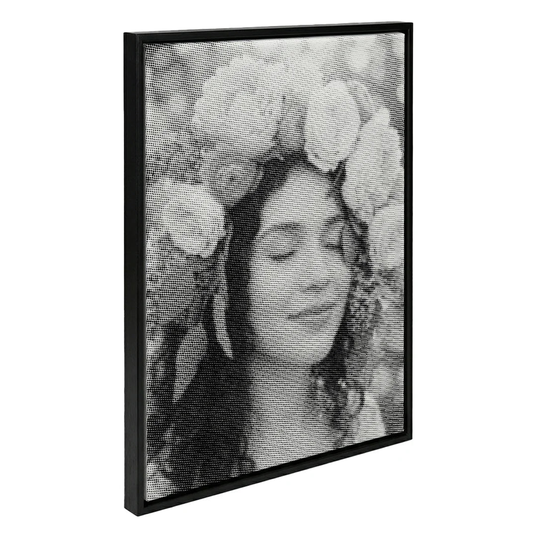 Kvinder med blomster 2 prik maleri