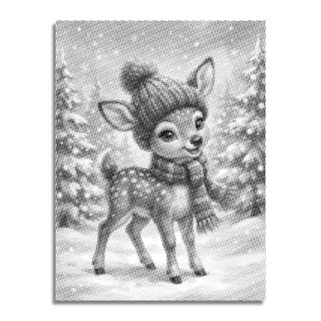 Sødt Rensdyr Dot Maleri