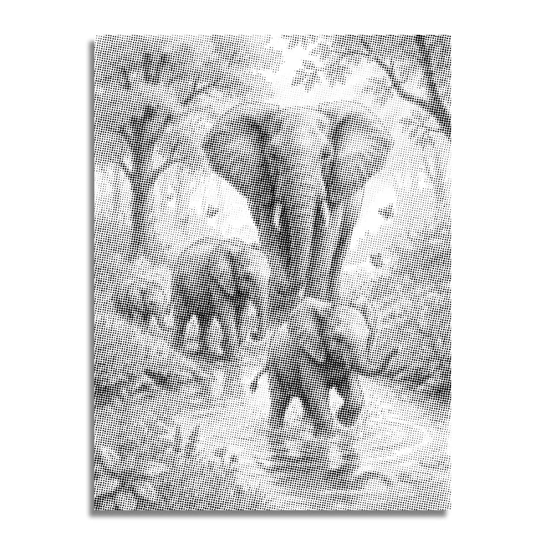 Elephant Family Dot Maleri