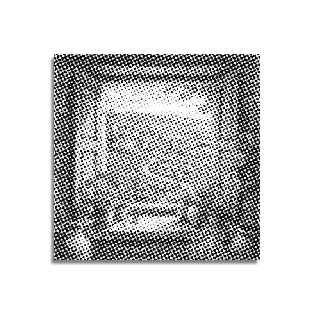 Se gennem skodder Dot Painting