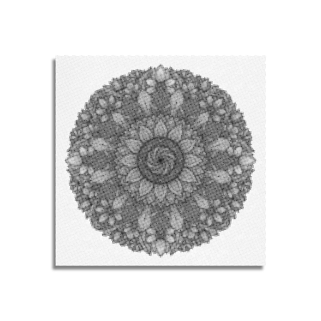 Mandala med blomster prik maleri