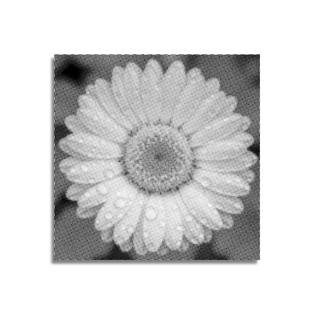 Blomst med vanddråber Dot maleri