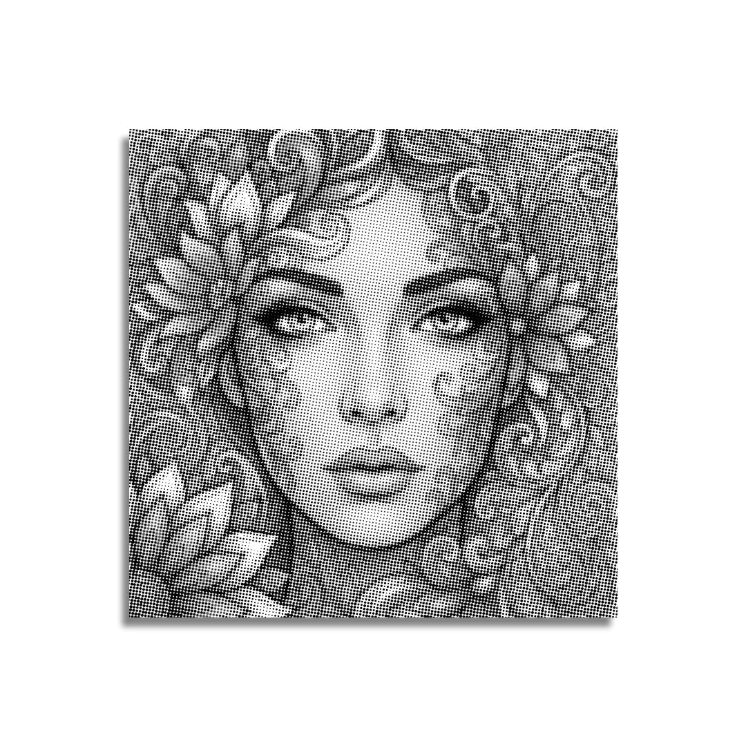 Botanisk ansigtspunktmaling