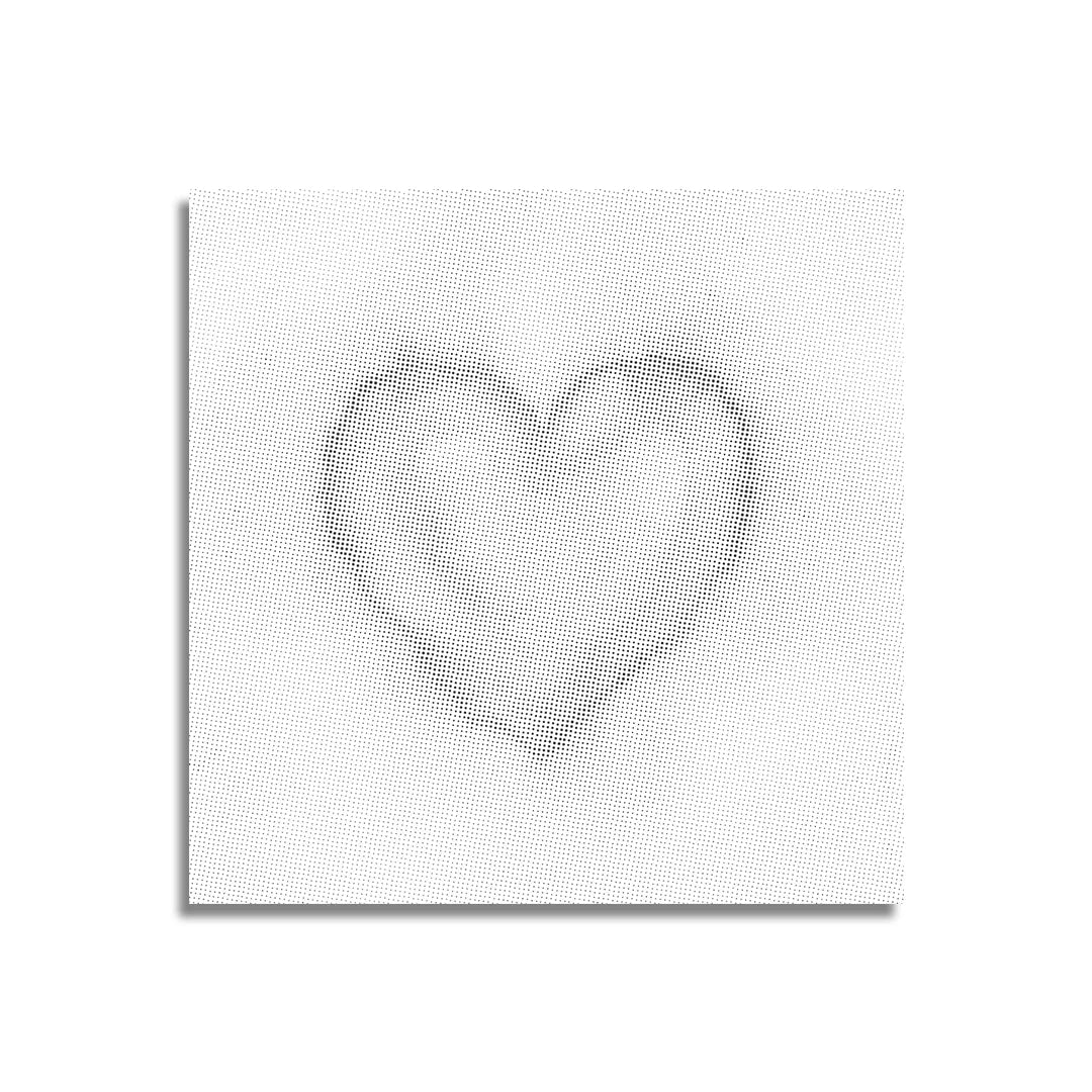 Hjerte af point prikmaleri