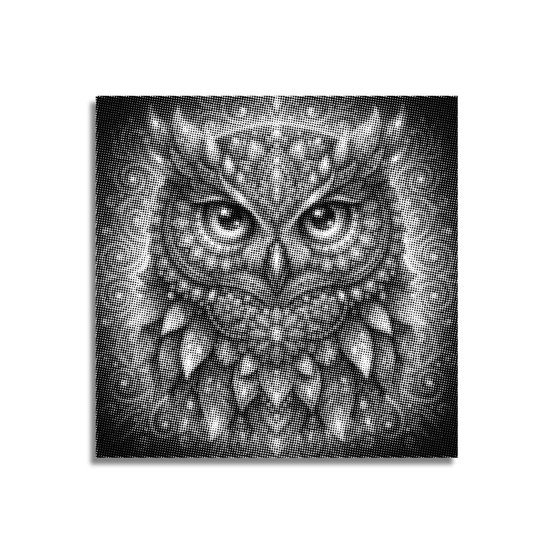 Ugle Mandala Dot Maleri