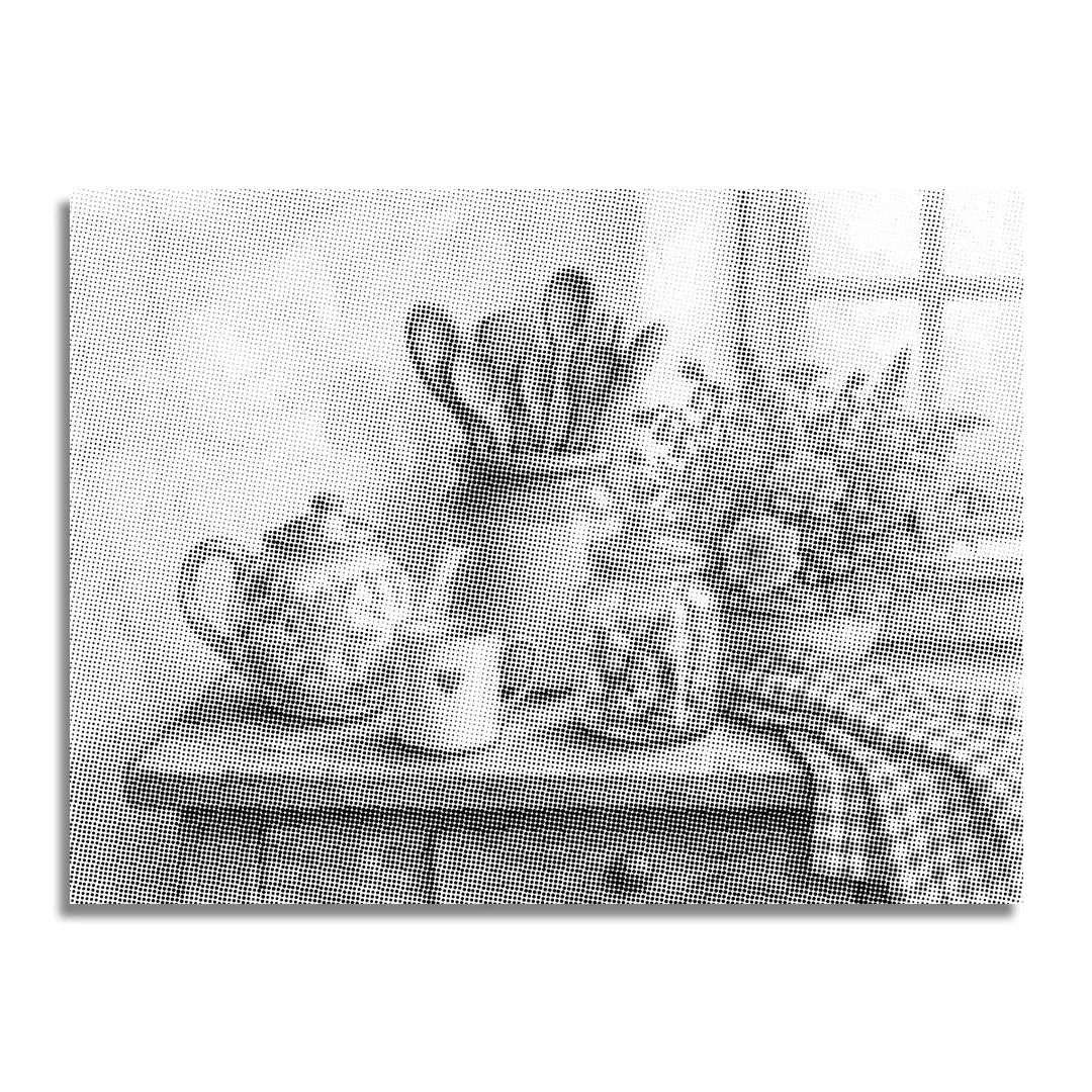 Køkken Stilleben Dot Maleri