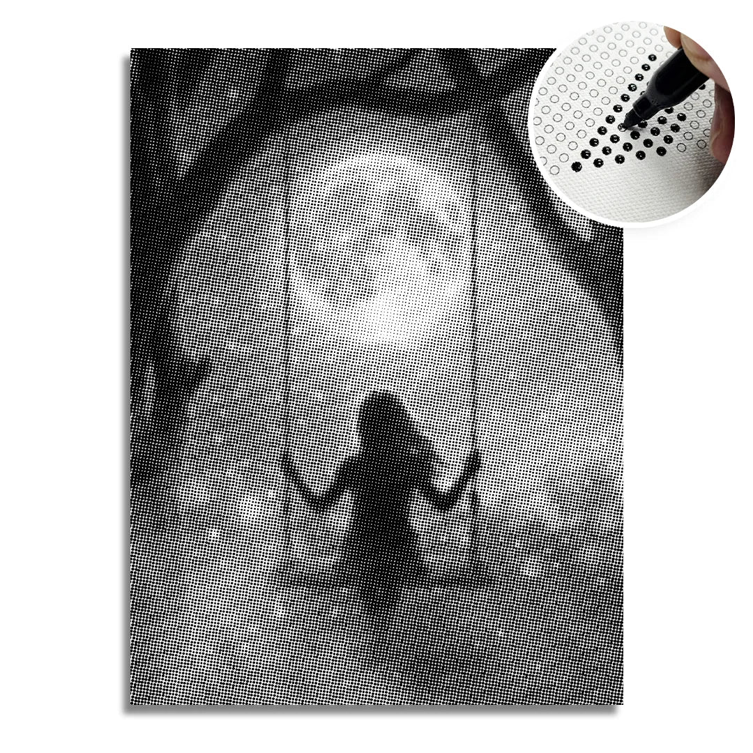 Moonlight Swing Dot Maleri