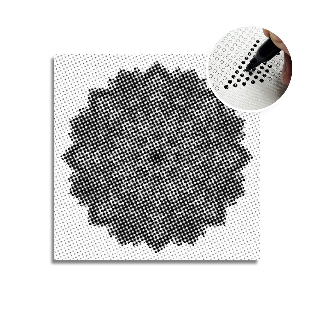 Mandala 7 Dot maleri