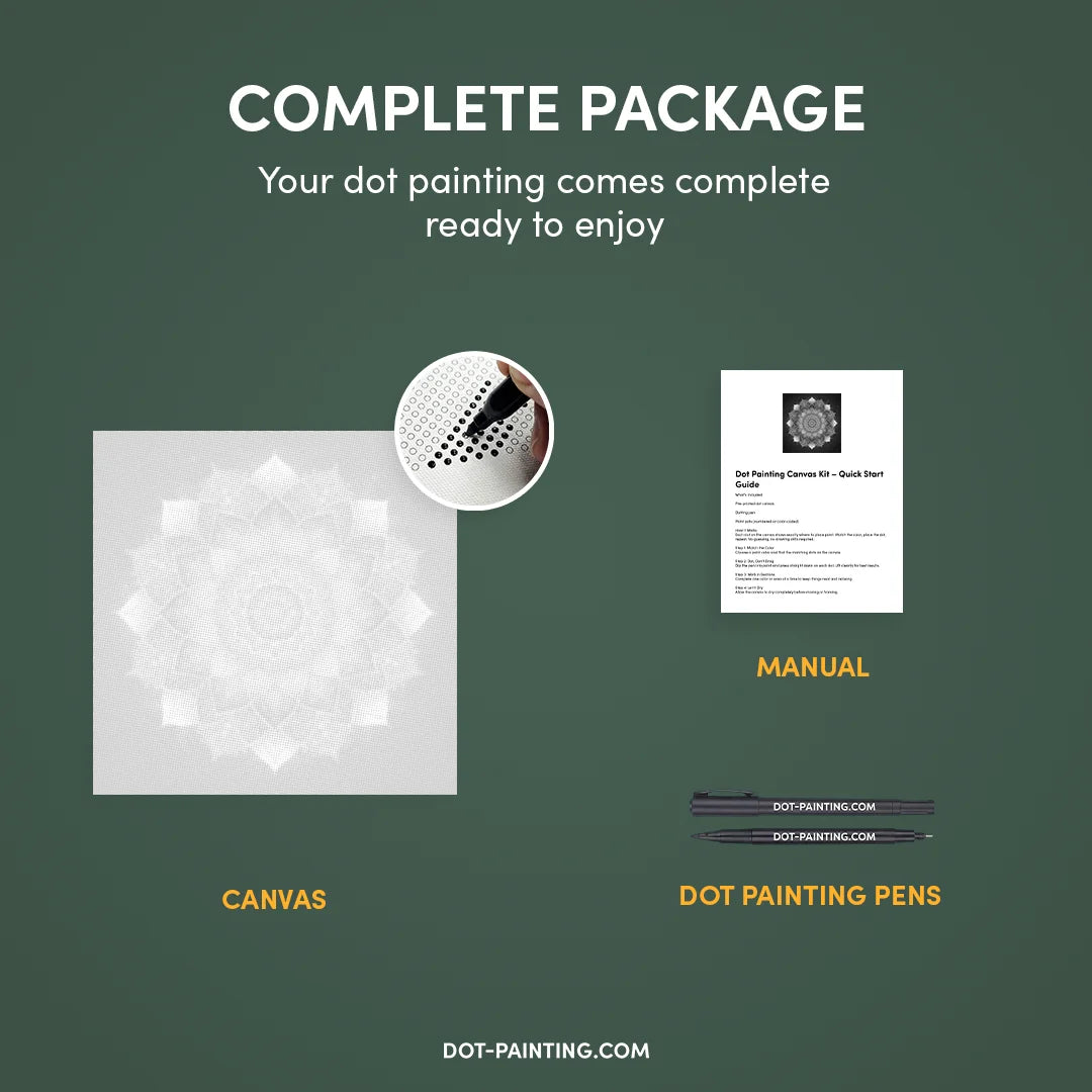 Mandala 14 Dot maleri