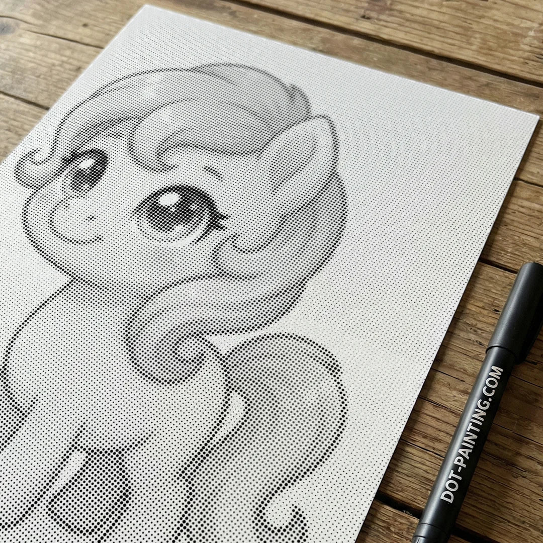 Lille Pony Dot Maleri