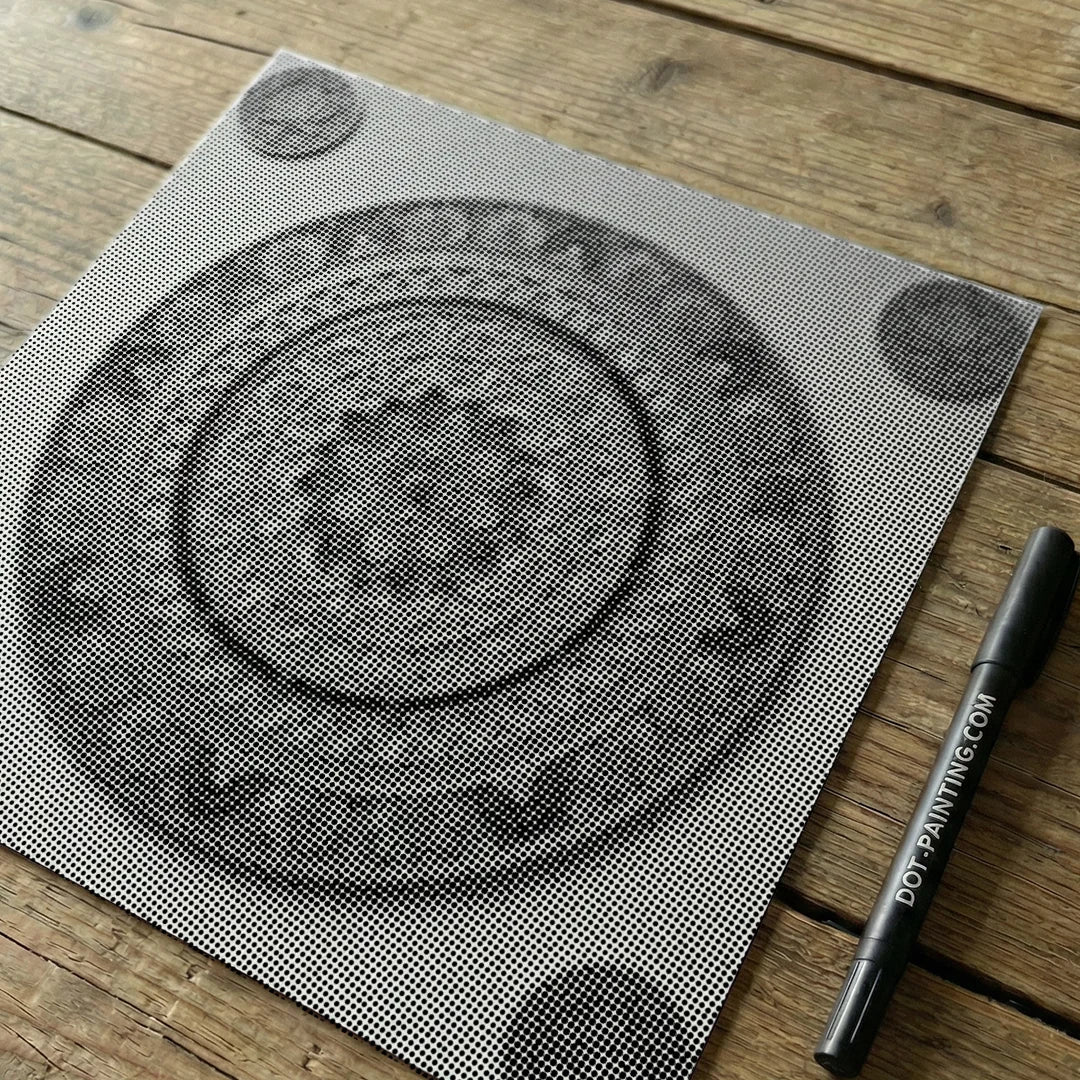 Mandala 13 Dot maleri