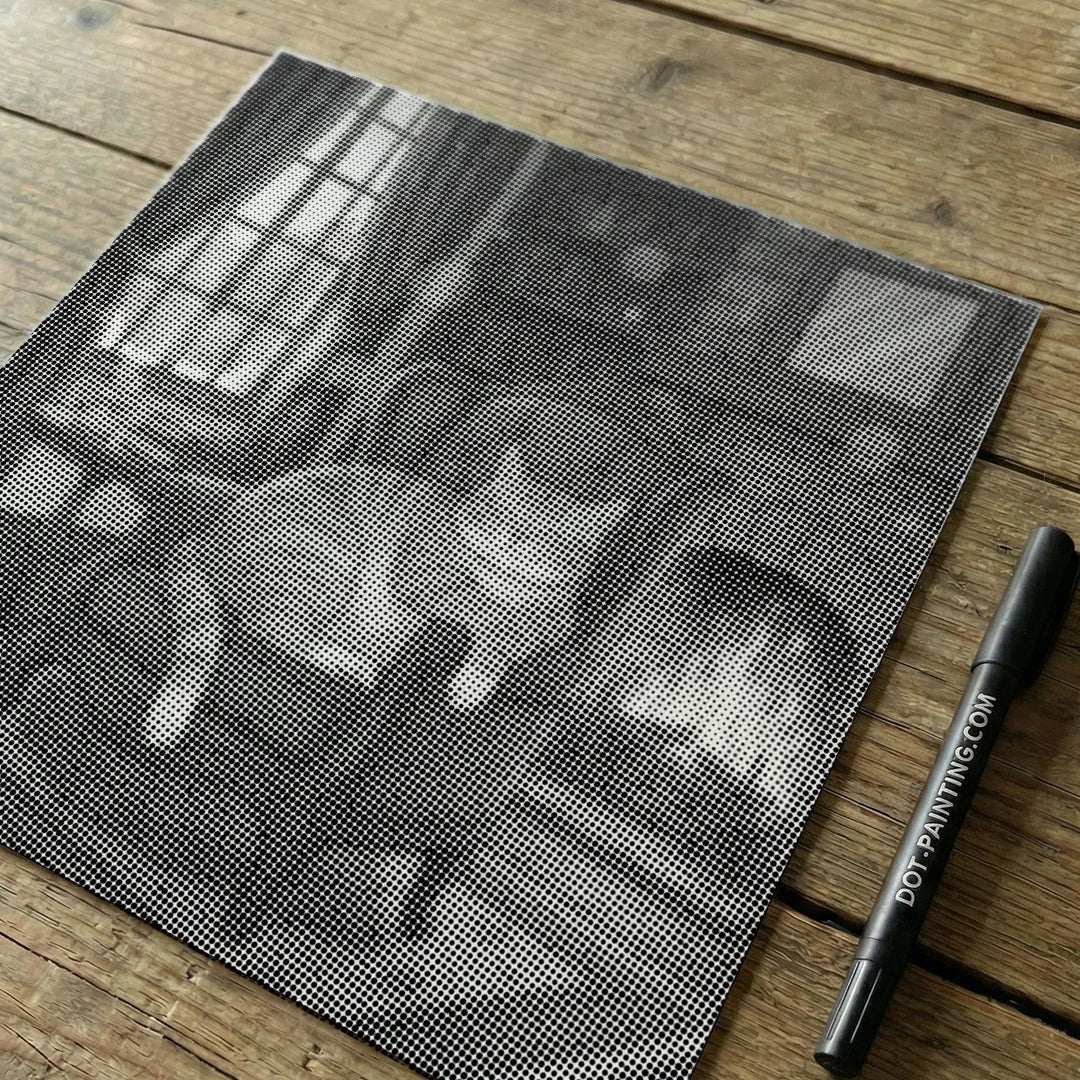 Hyggeligt kat prik maleri