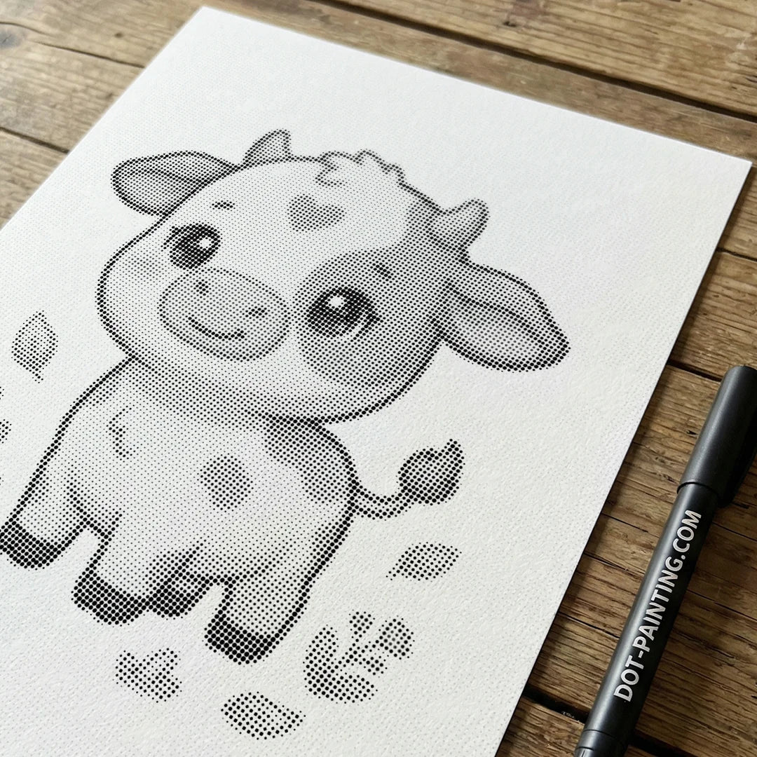 Cow Dot maleri
