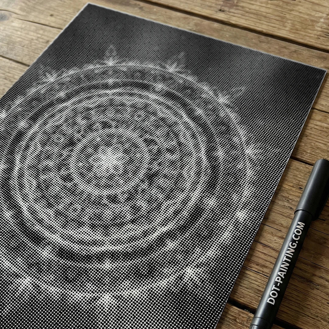 Mandala 15 Dot Maleri