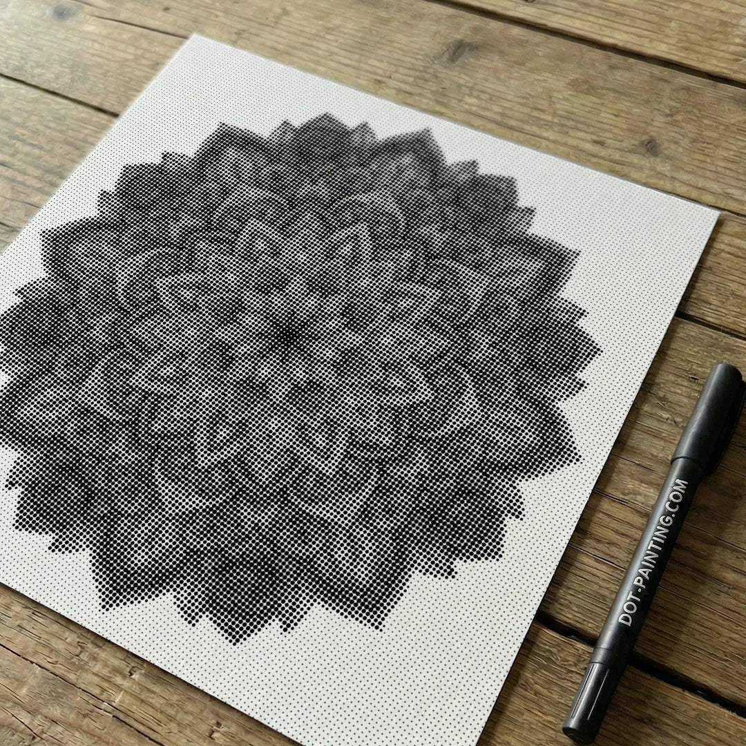 Mandala 7 Dot maleri