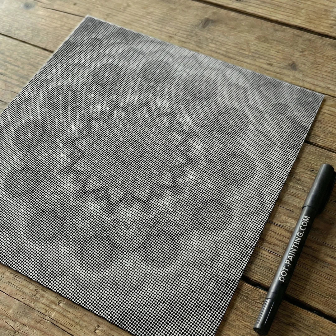 Mandala 4 prikker maleri