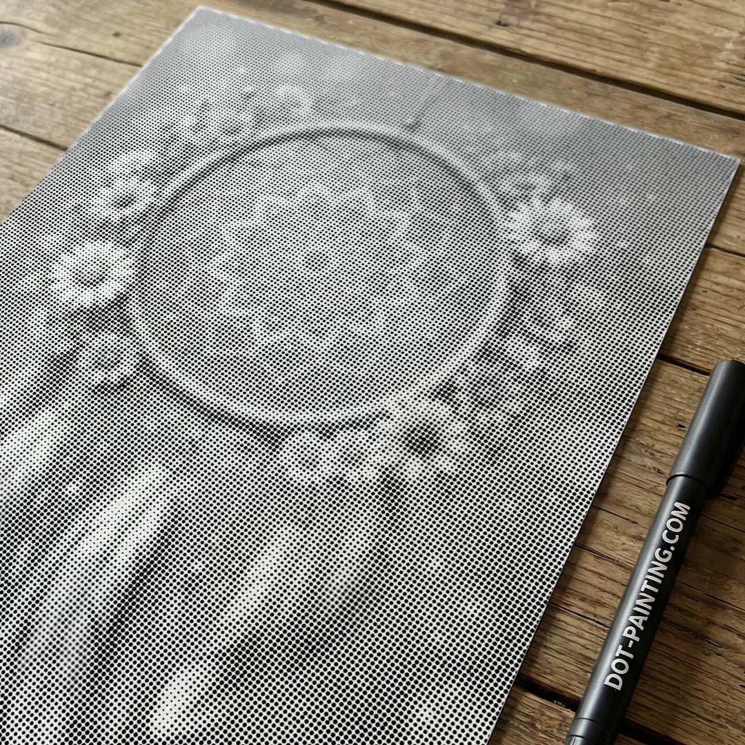 Drømmefanger Dot Painting