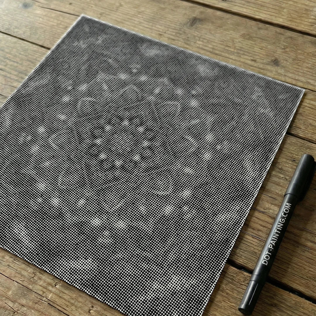 Mandala Flise Dot Maleri