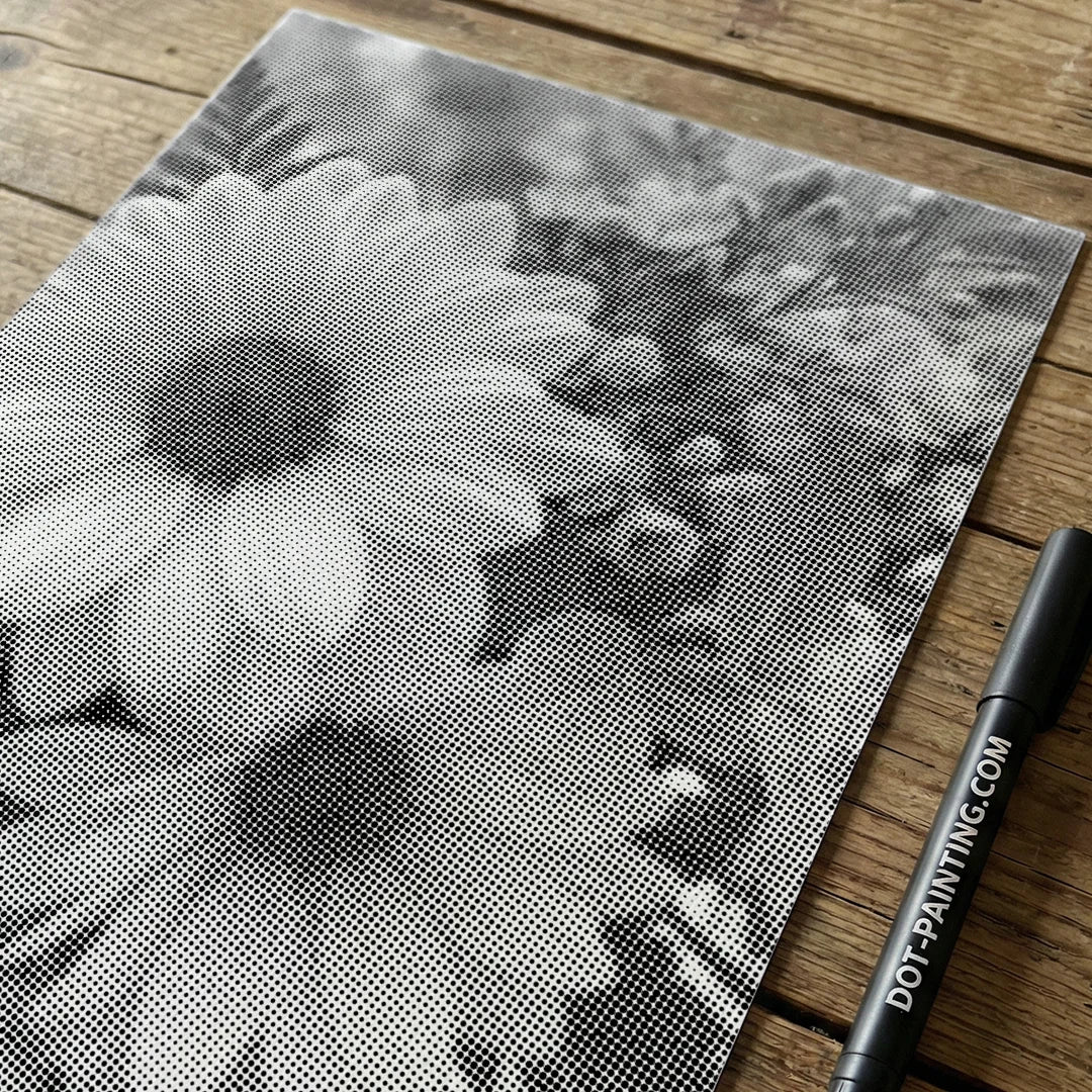 Blomster Dot Maleri