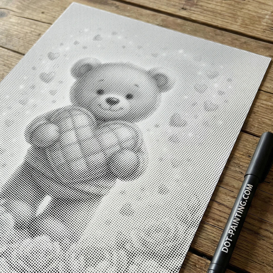Jeg elsker dig, Bear Dot Painting
