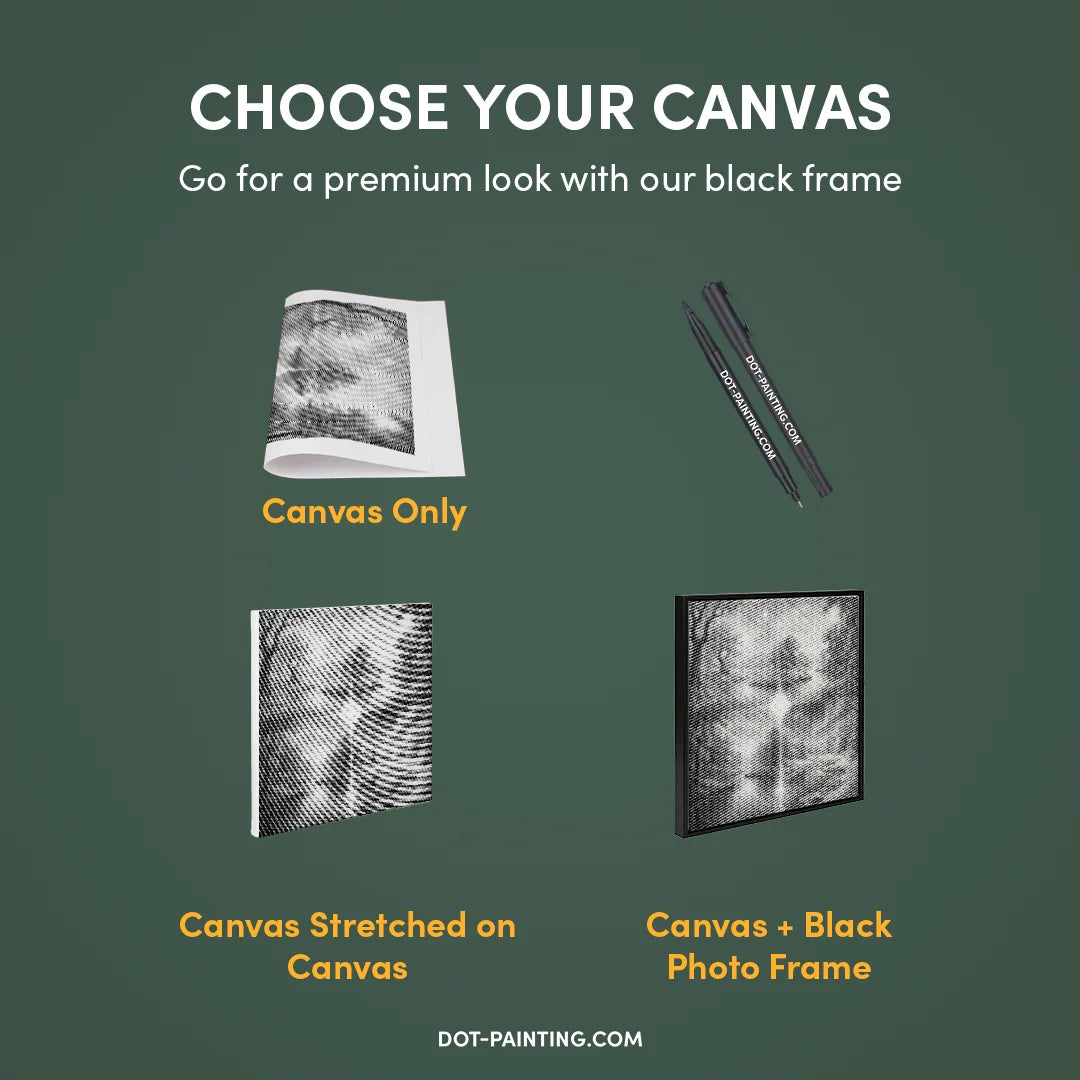 4 årstider Dot Painting