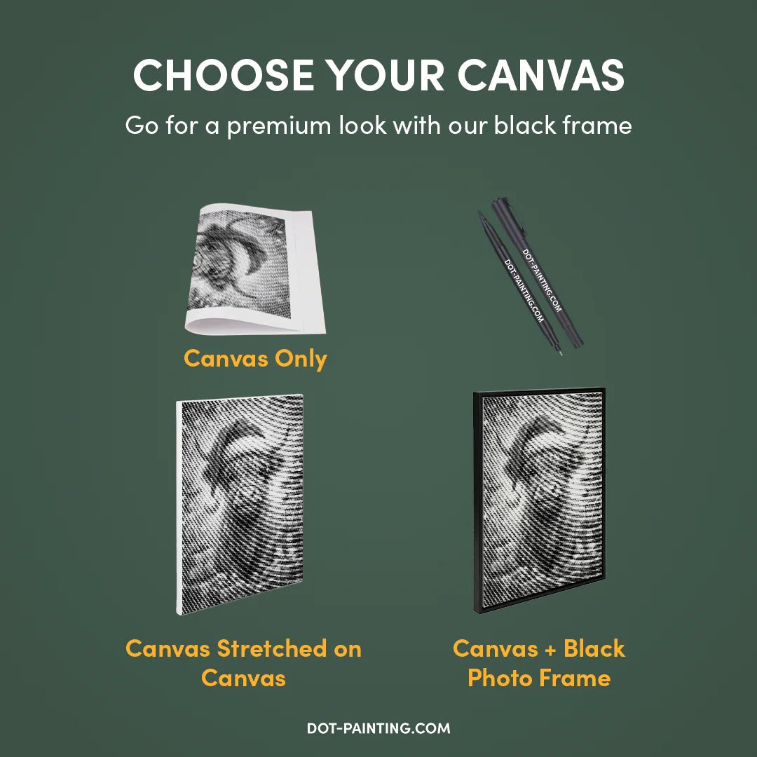 Skotske højland med gaver Dot Painting