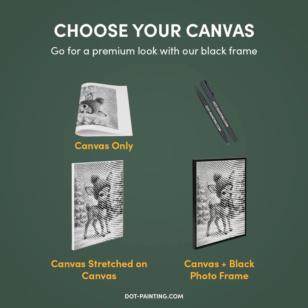 Sødt Rensdyr Dot Maleri