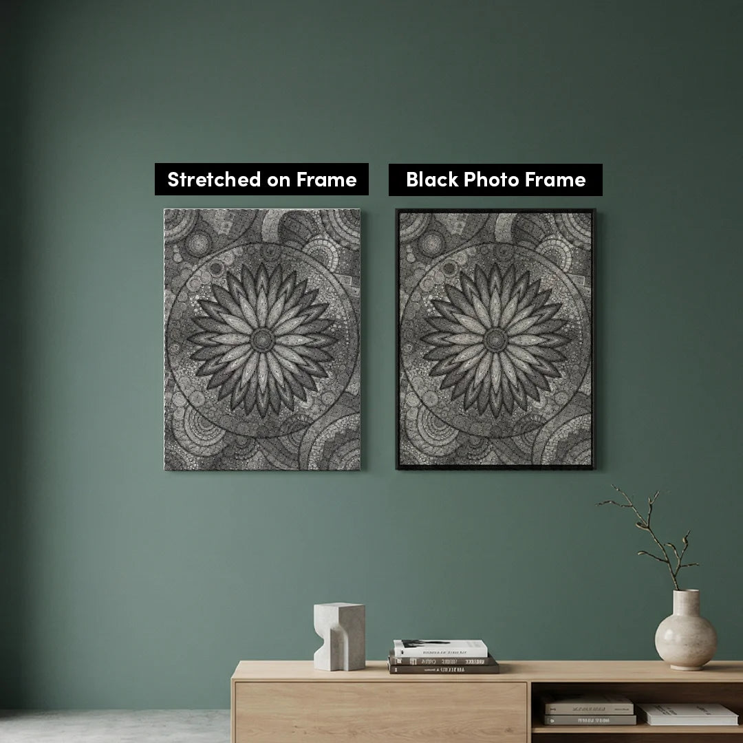 Blomst med Dots Dot Painting