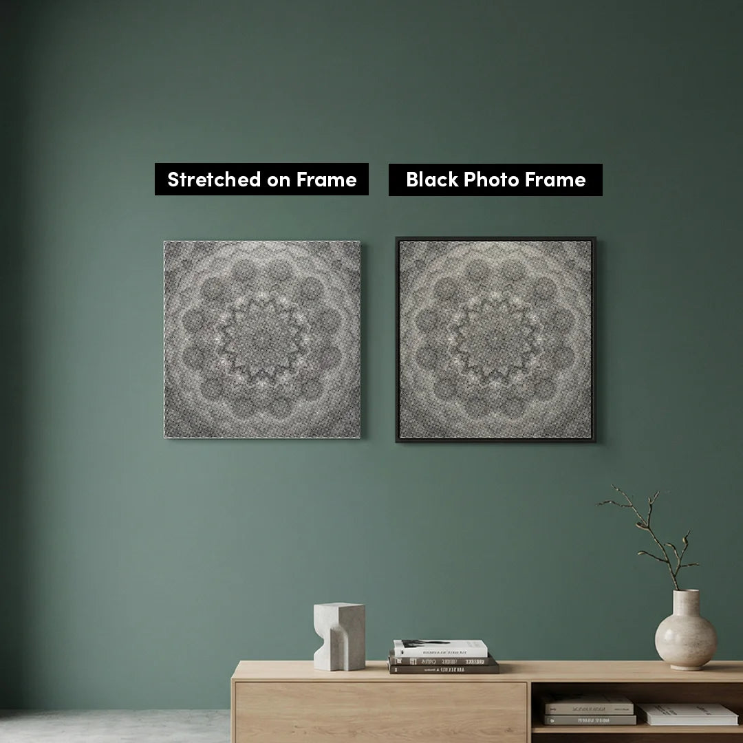 Mandala 4 prikker maleri