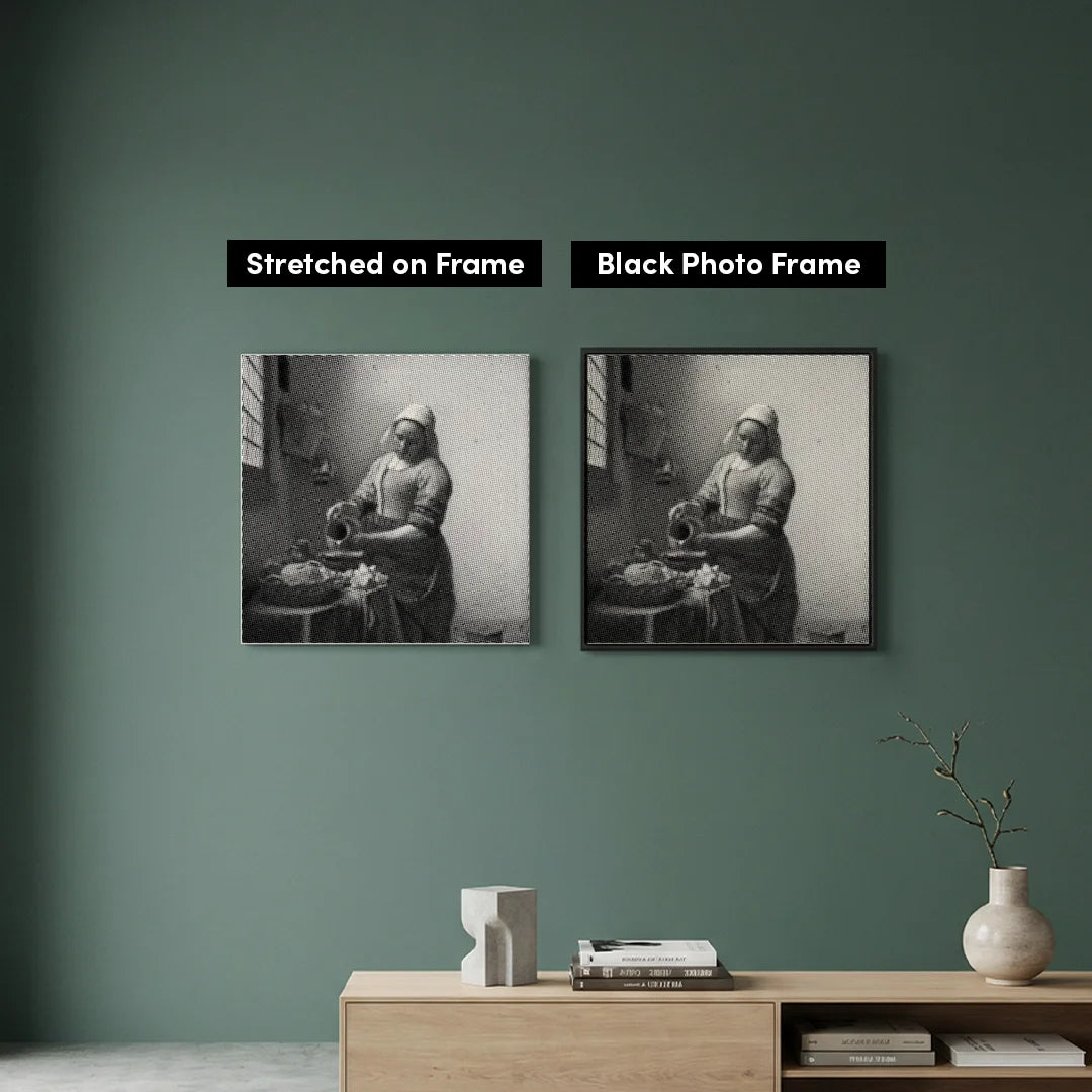 Mælkepige prikmaleri