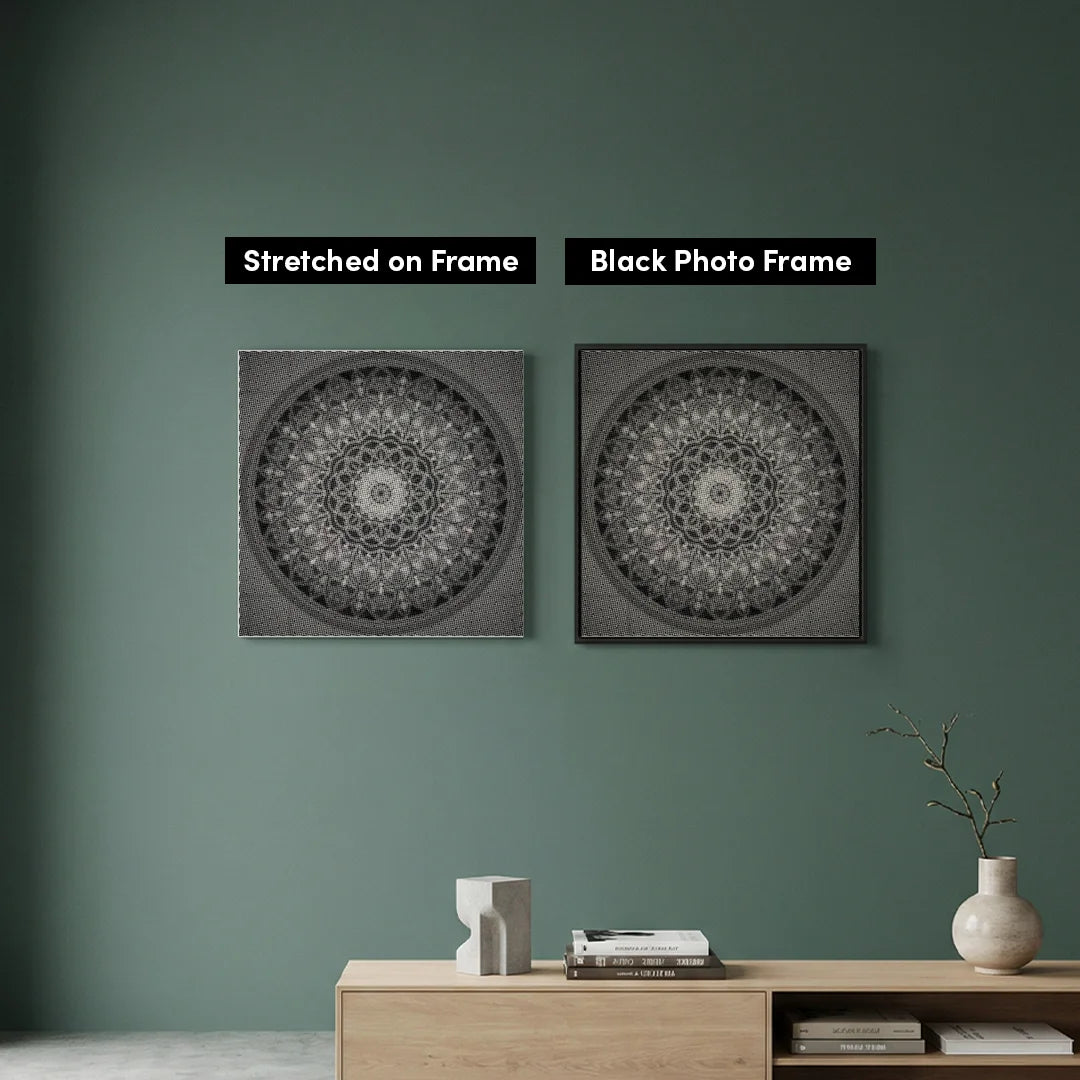 Mandala 12 prikker maleri