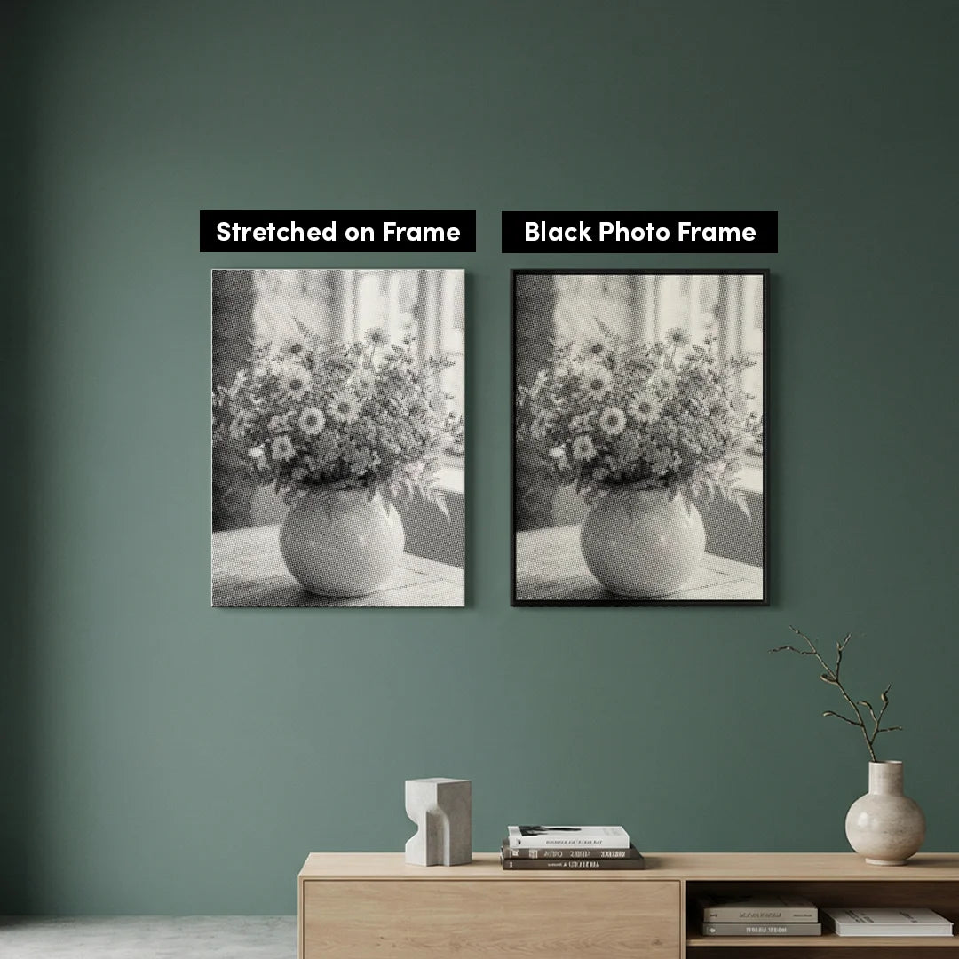 Blomstervase Dot Maleri