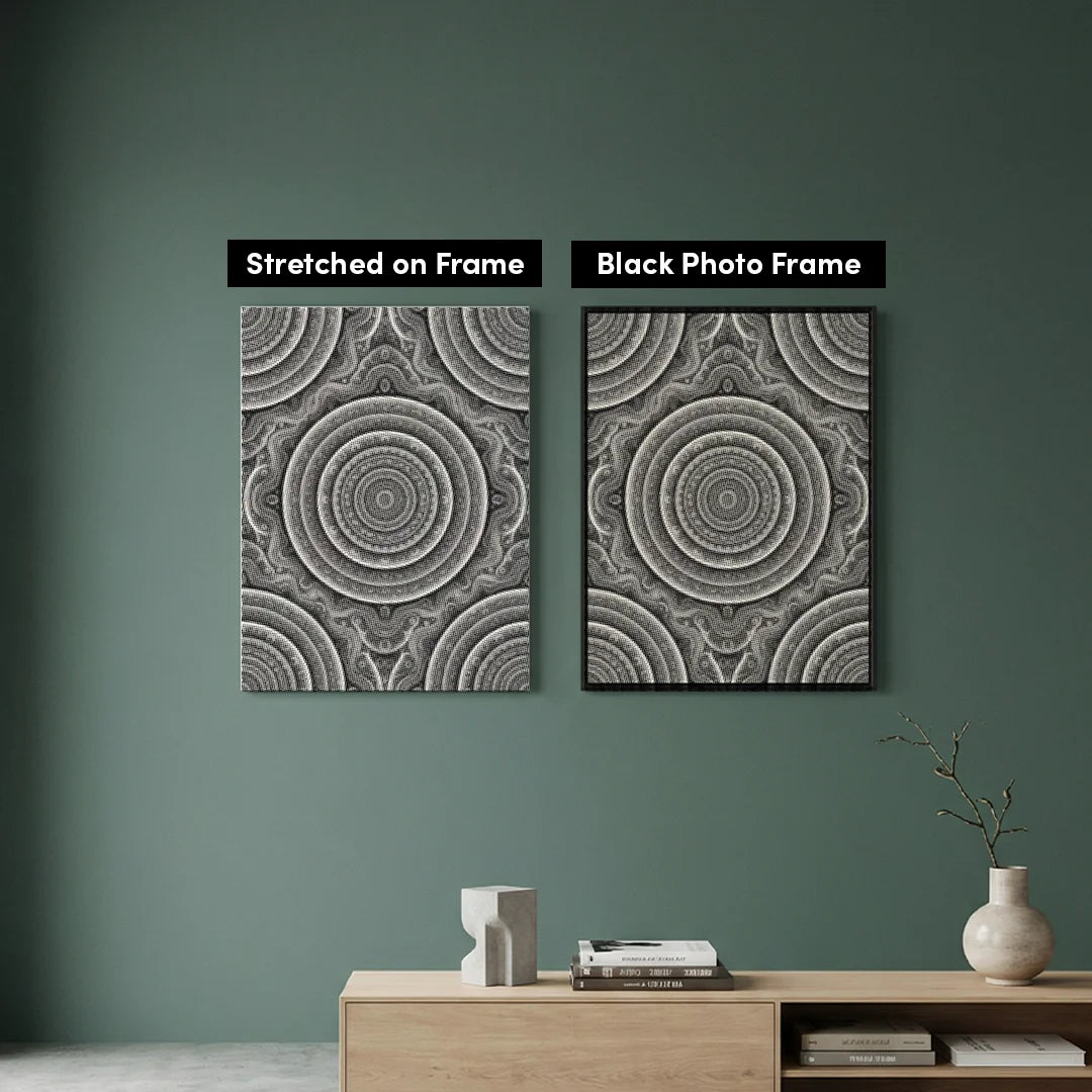 Prikmønster 2 prikmaleri