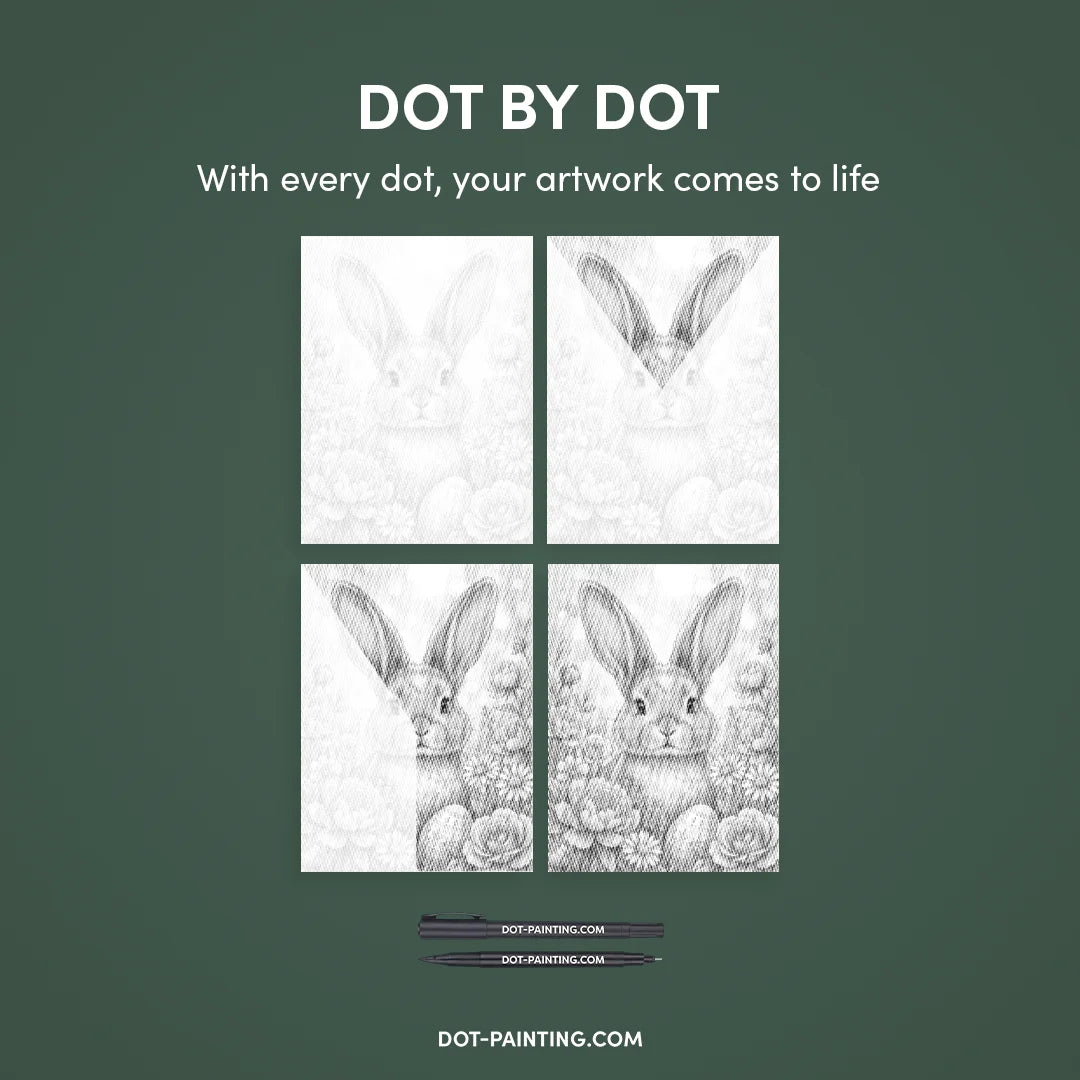 Bunny Dot maleri