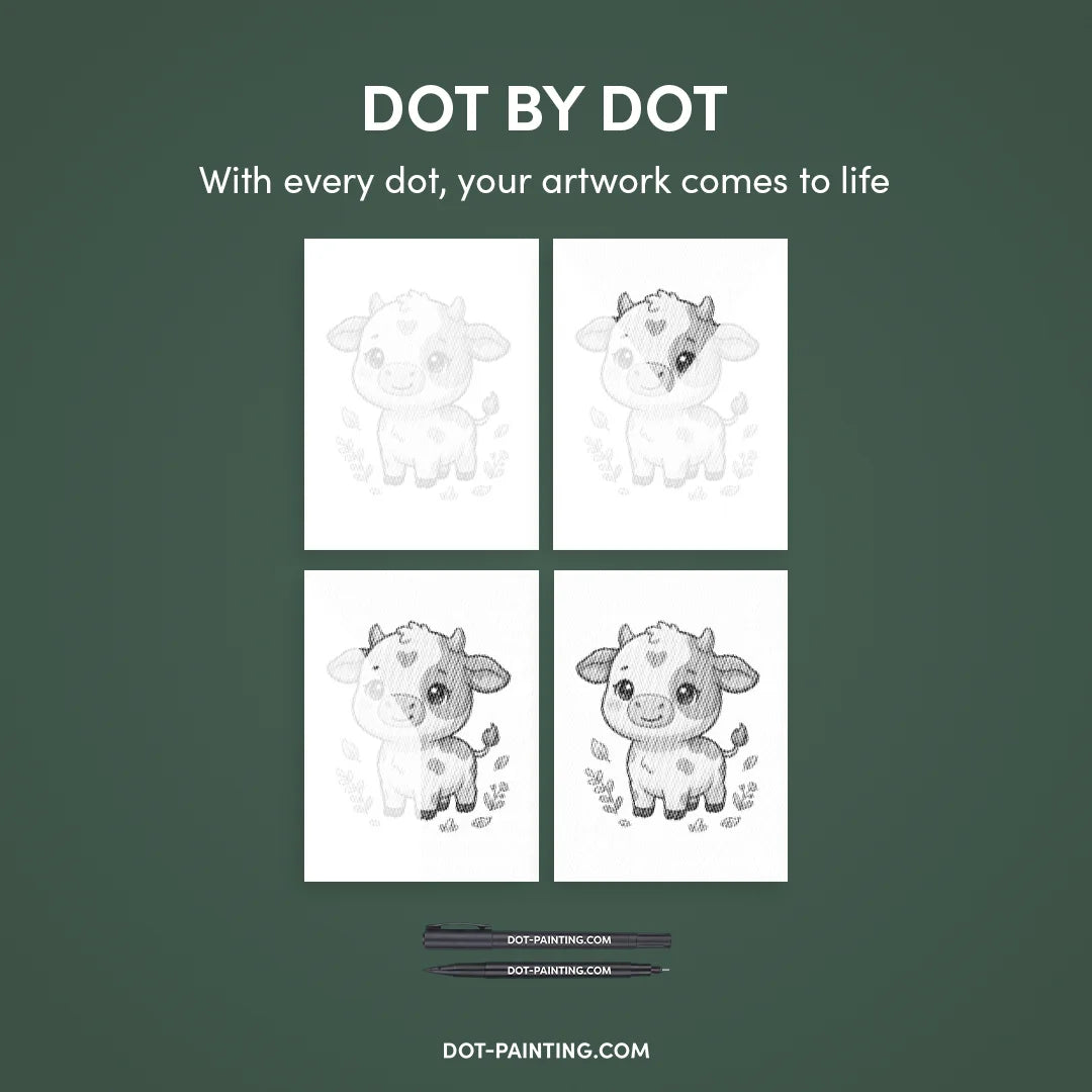 Cow Dot maleri