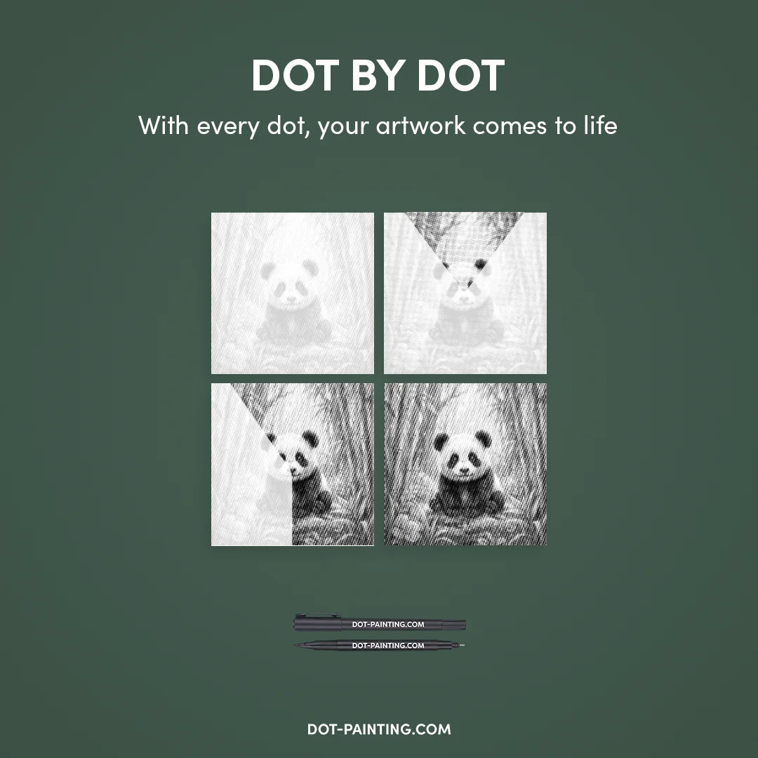 Panda Dot maleri