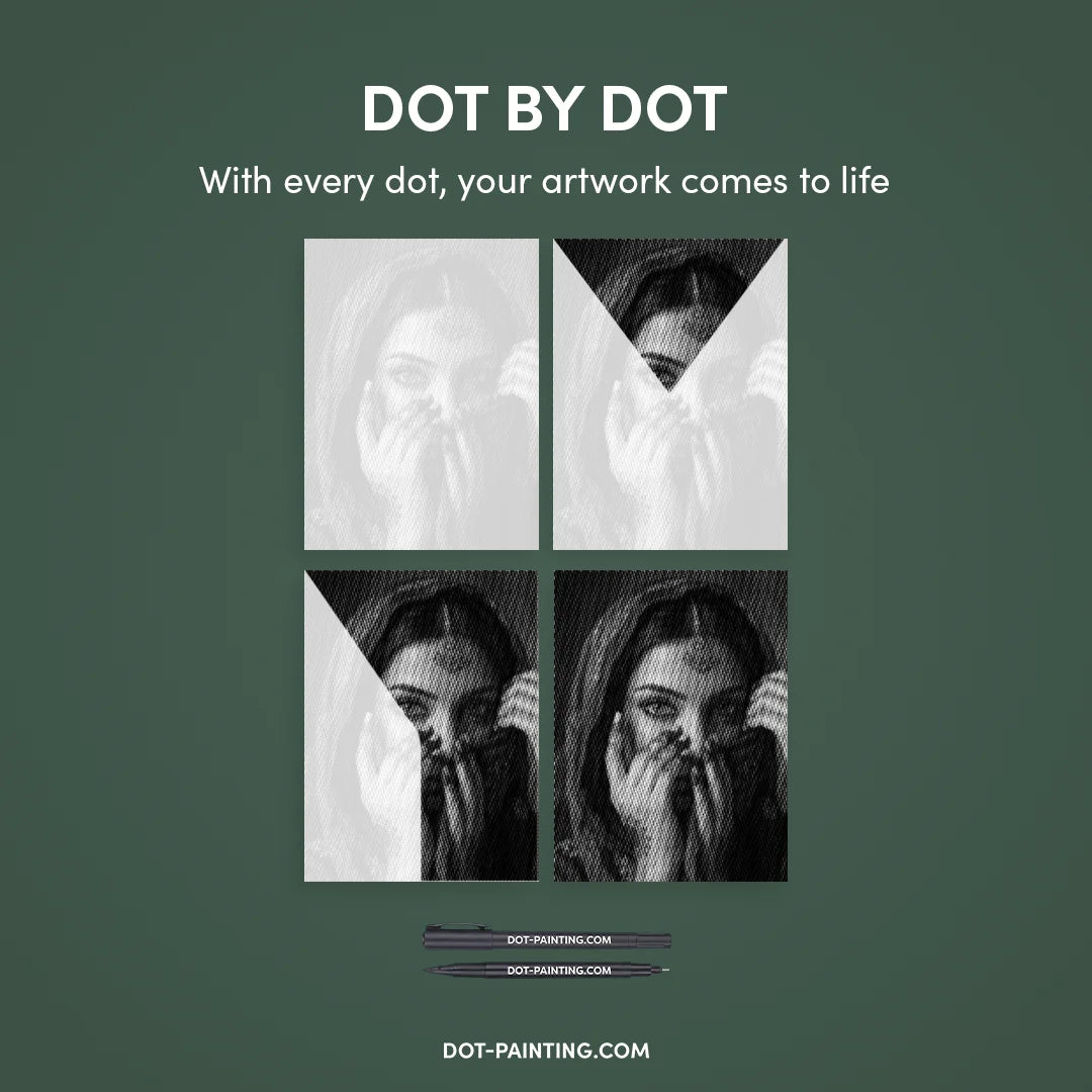 Smukt indisk prikmaleri