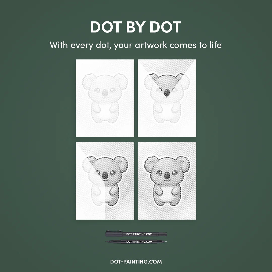 Koala Dot maleri