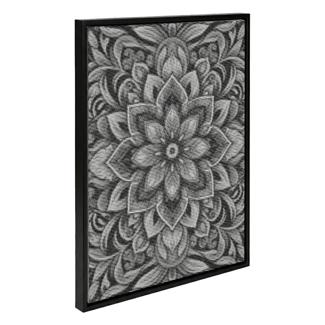 Floral Mandala Dot Painting