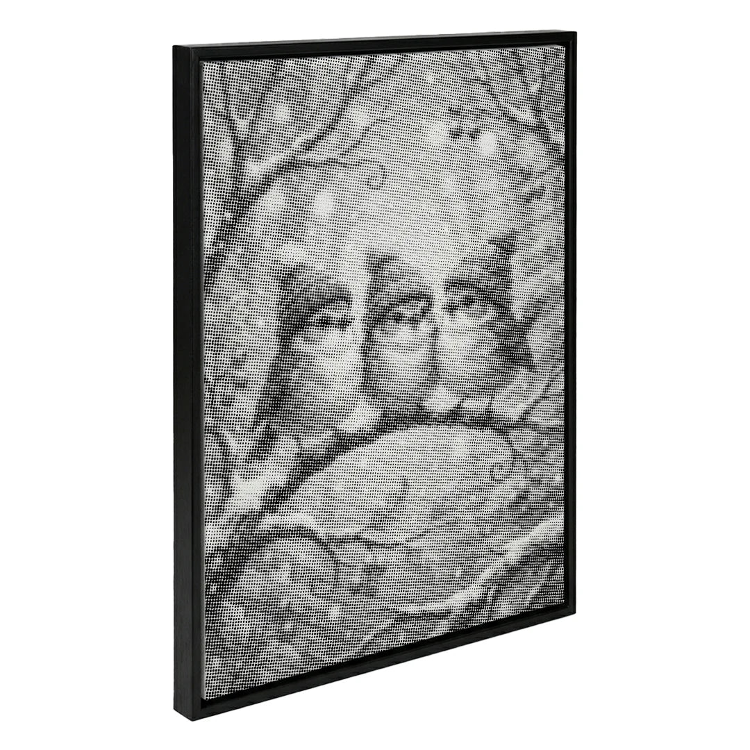 Fugle med hatte Punktmaleri