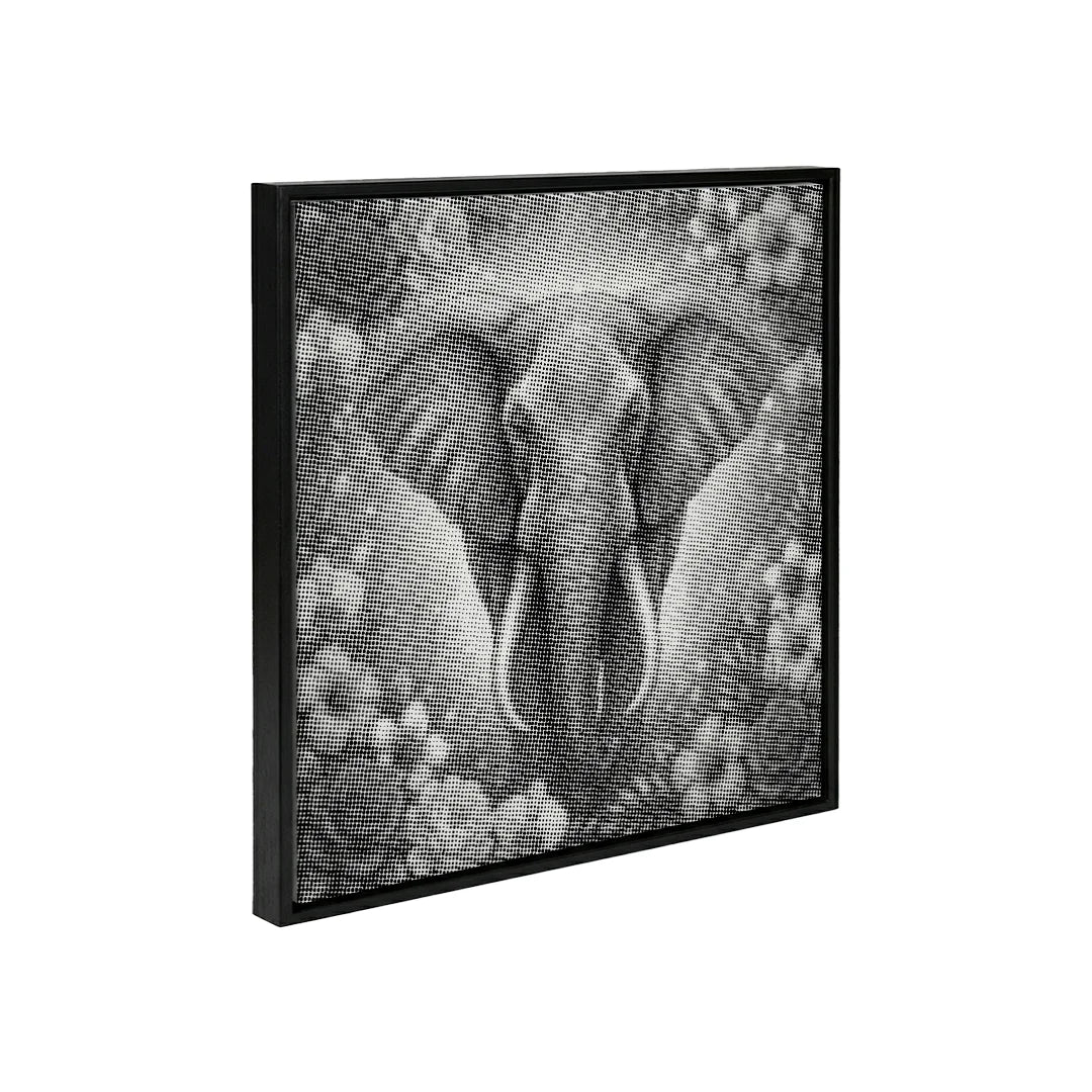 Elefant med blomster Dot maleri